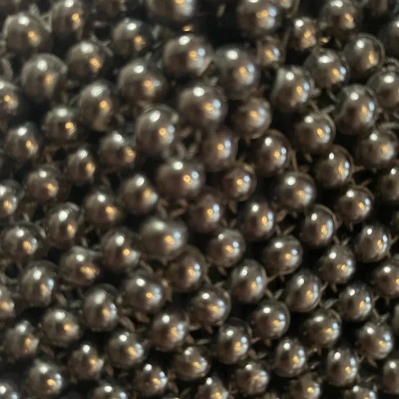 One of a kind black vintage beaded evening bag - Picture 8 of 8